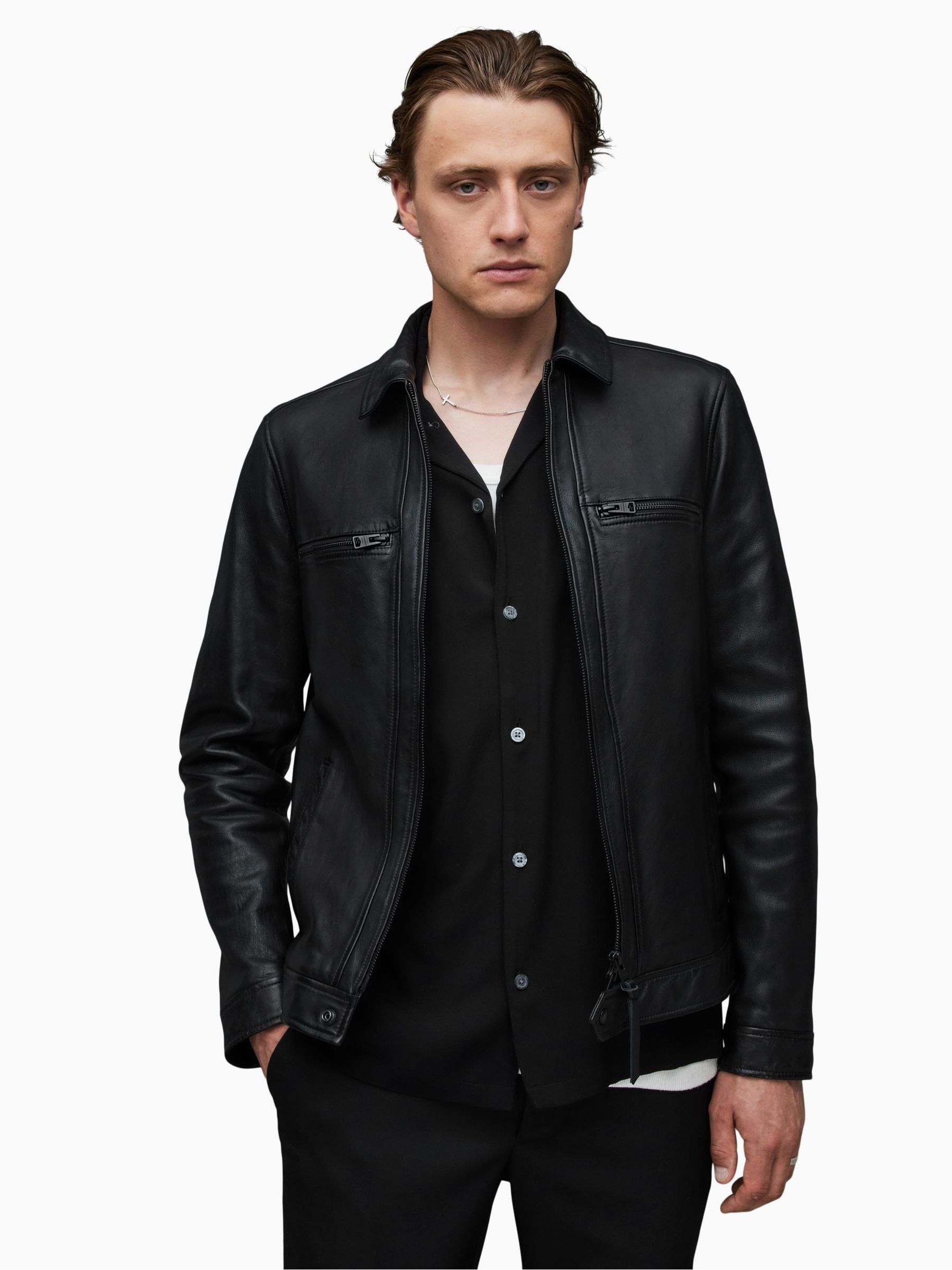 Buy AllSaints Black Luck Jacket from Next USA