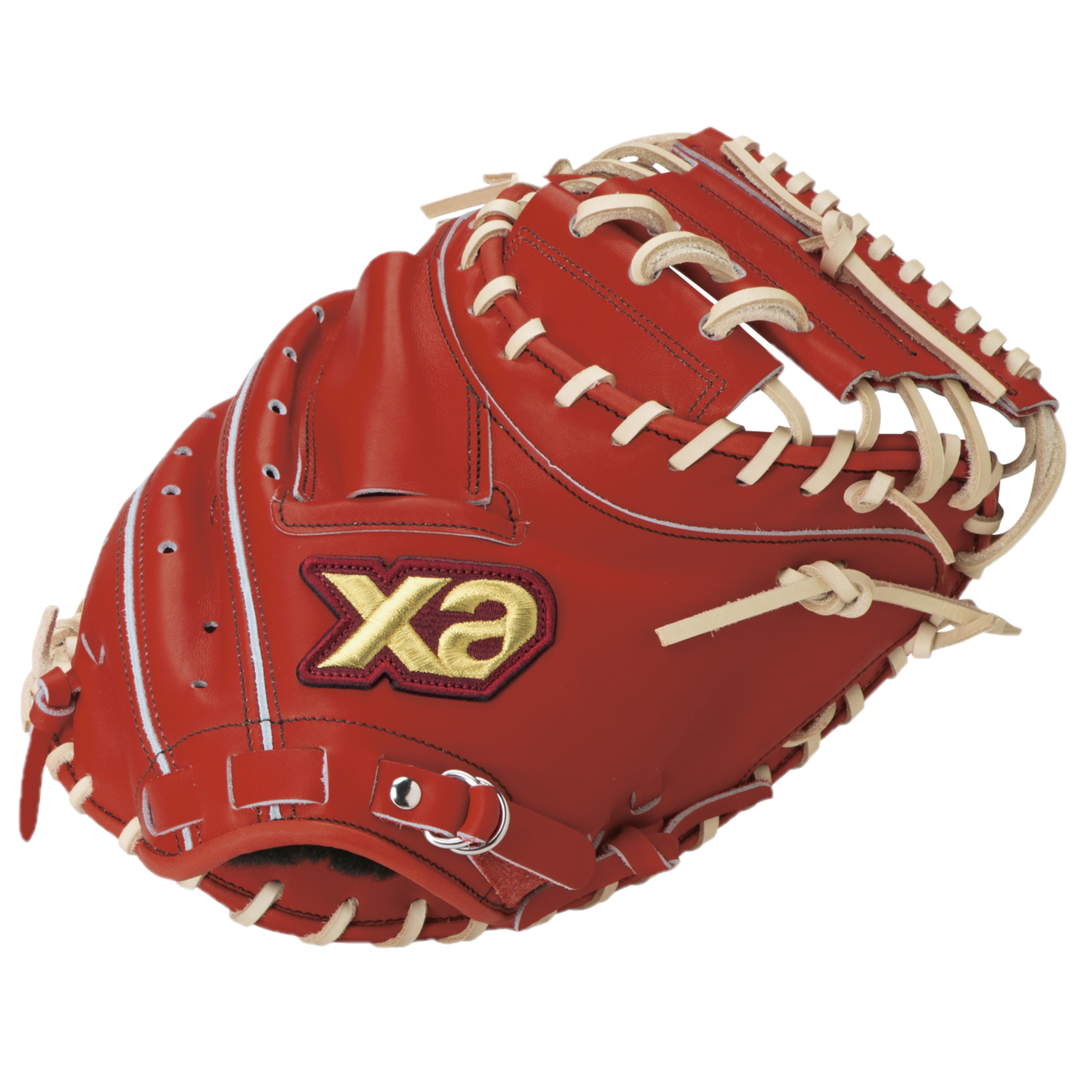 軟式　キャッチーミット　ホワイト/レッド/ブルー　ザナックス ザナックス グローブ 大人 一般 一般軟式 トラスト キャッチャーミット