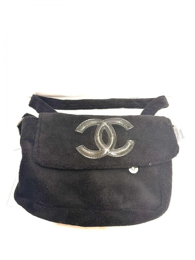 シャネル/ショルダーバッグ/パイル/ノベルティ/ブラックの高価買取