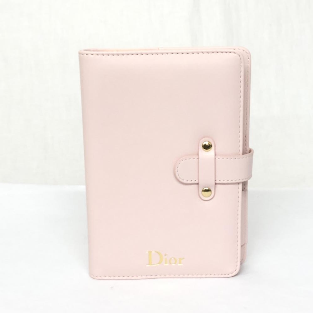 クリスチャンディオール/手帳カバー/ノベルティ/ピンクの高価買取