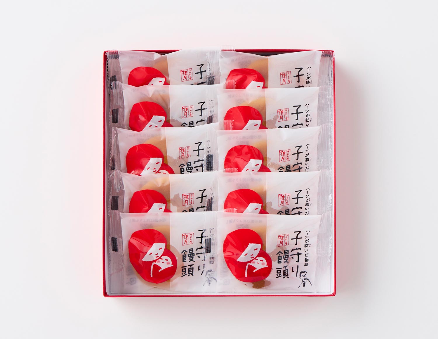 子守り饅頭 3個入(巾着) [A052B] | 店舗,桂月堂 | 旅するように和菓子