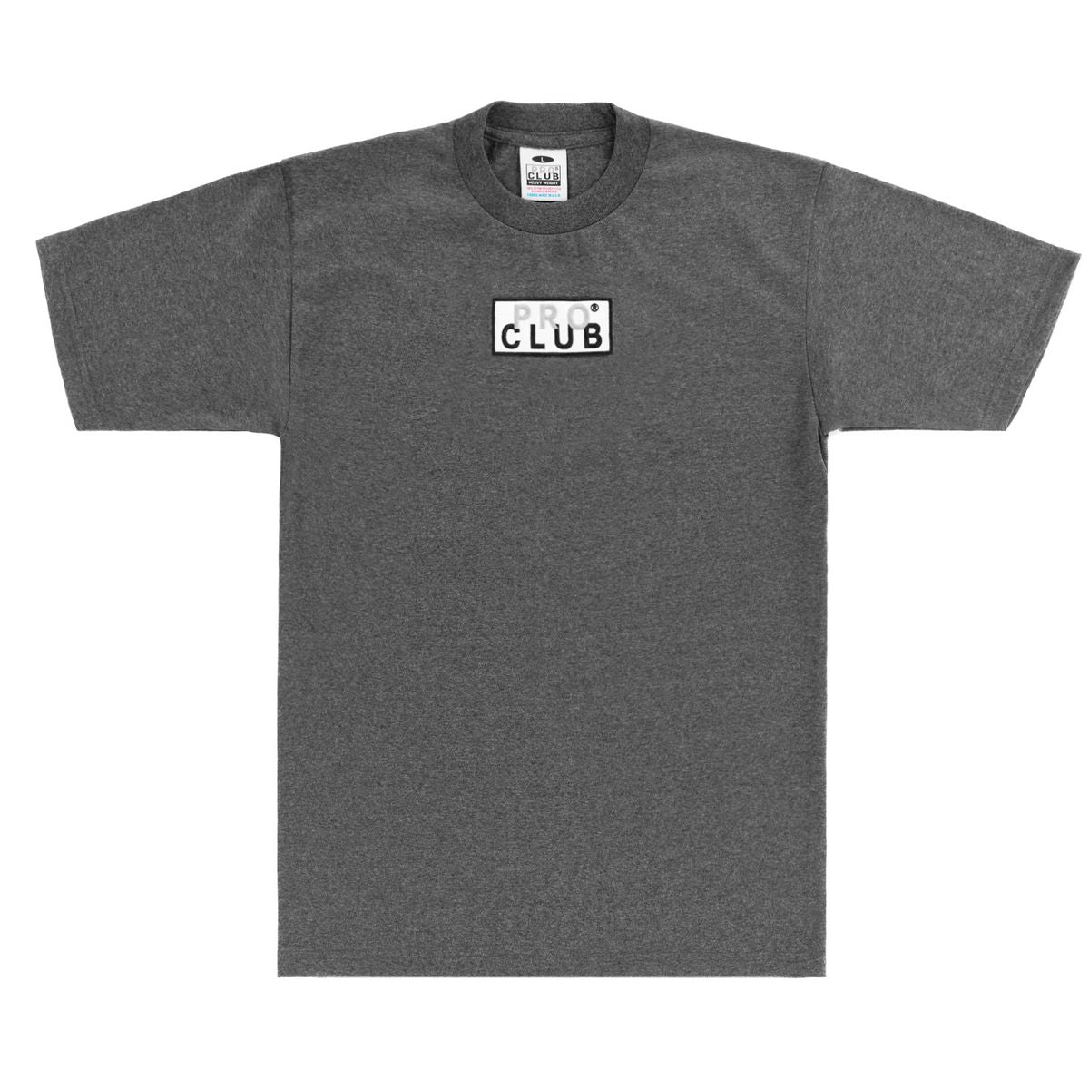 Pro Club Heavyweight Short Sleeve Embroidered Box Logo Tee