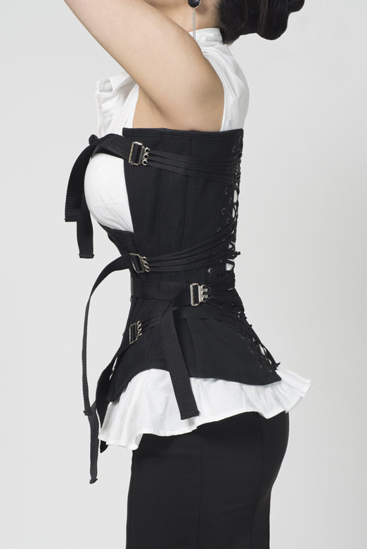 PCWピュアワンコルセットワークス//オーバーバストコルセット Sカーブ