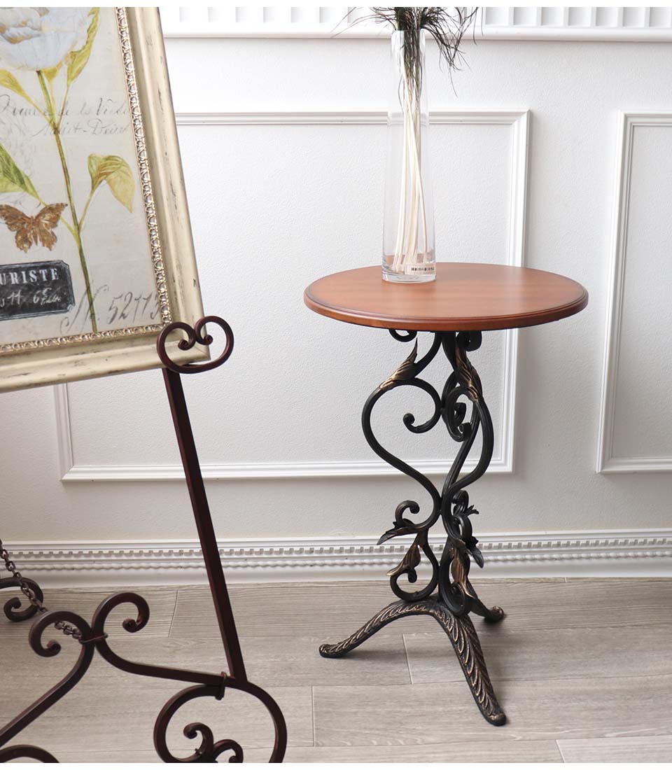 アイアン製 アンティーク調 コンソールテーブル 猫脚 花台 おしゃれ