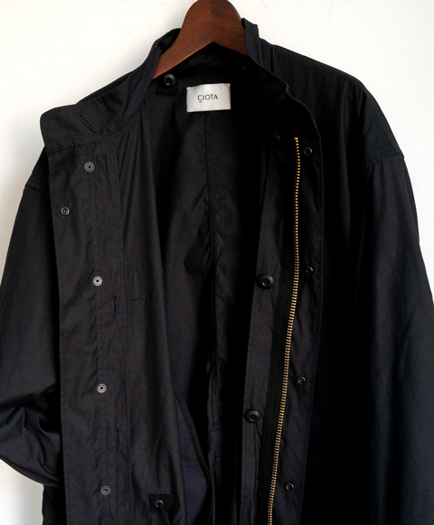 CIOTA スビンコットンナイロンオックスM65フィッシュテールパーカ