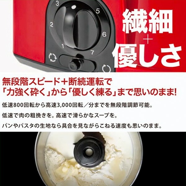 販売終了】フードプロセッサー MasterCut マルチスピードミキサー YE