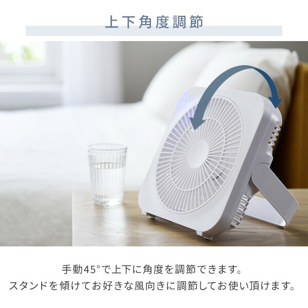 DCボックス扇風機 デスクファン 省電力 卓上 SF-DFB18 トップランド