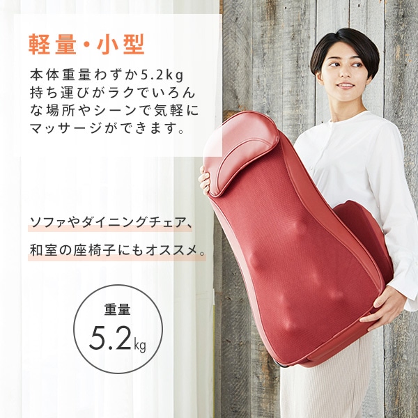 3Dマッサージシート ヒーター付 もみ たたき 軽量 MS-04 ドクターエア