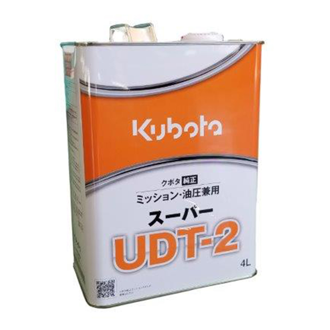 クボタ純正ミッション・油圧駆動兼用オイルスーパーUDT-2 4L缶 | 柳原