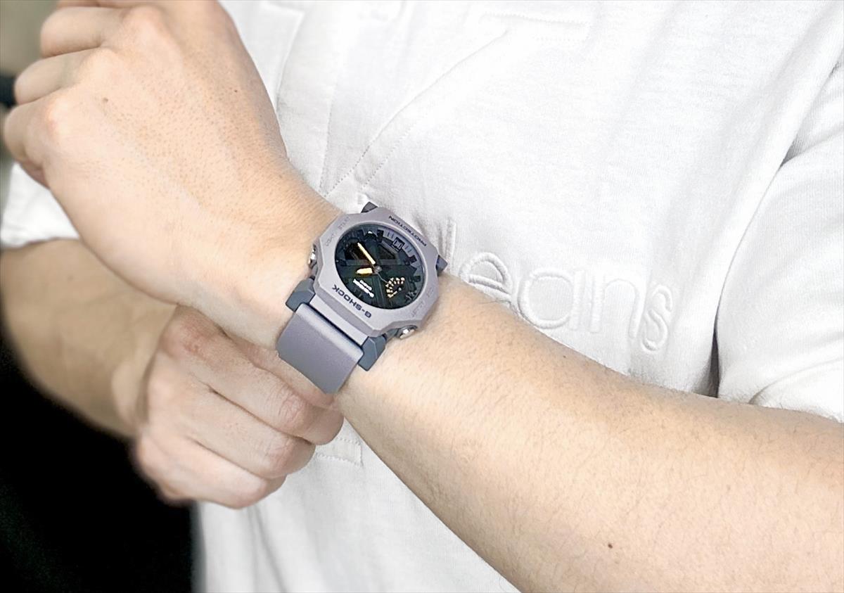 カシオ Gショック GA-2300-8AJF ミニマルデザイン アナ・デジ CASIO G