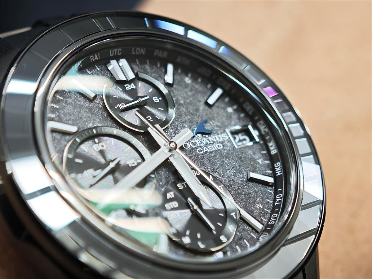カシオ オシアナス Manta OCW-S7000CN-1AJF 江戸切子サファイアベゼル
