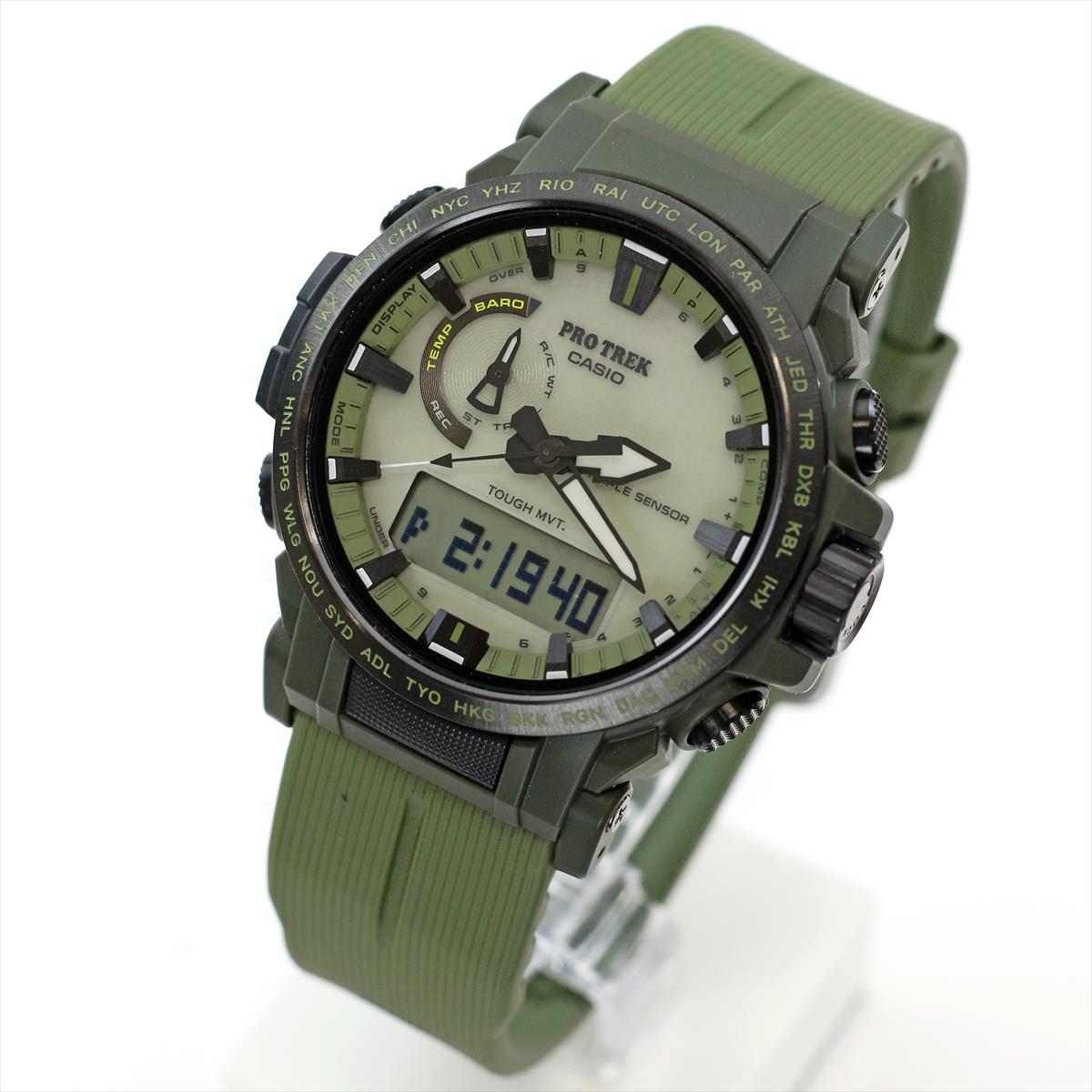 カシオ プロトレック PRW-61LD-3JF 全面蓄光ソーラー文字板 電波時計