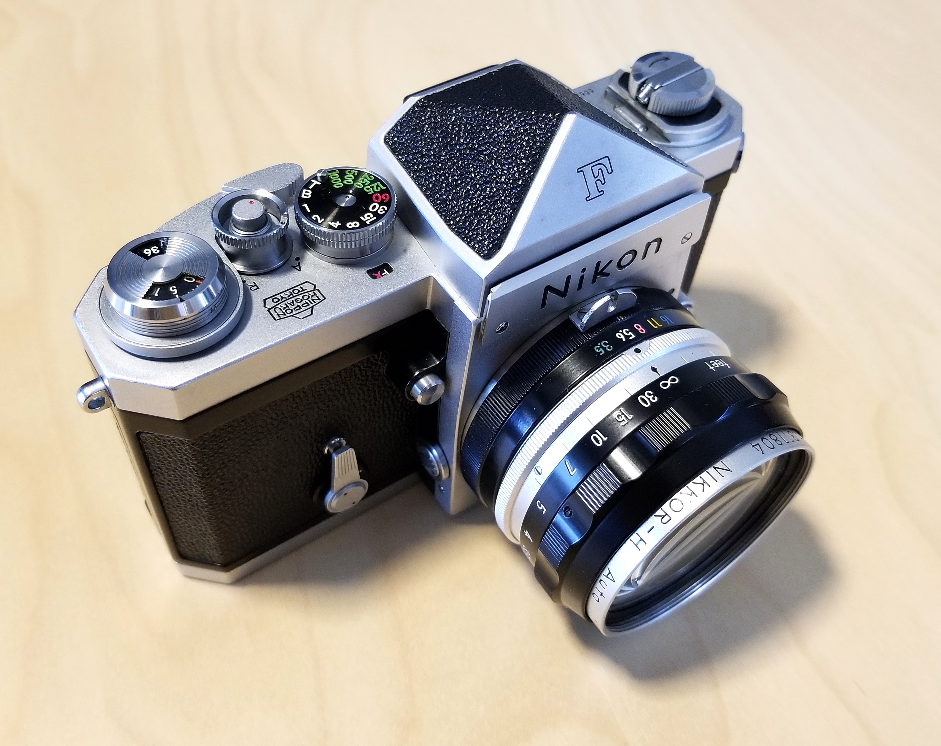 Nikon F – this one is from late 1964 | Chasing Classic Cameras