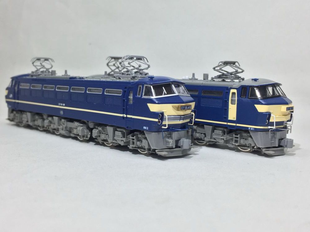 EF66 後期 特急牽引機・灰台車 入線です。（弄る）TOMIX 9178