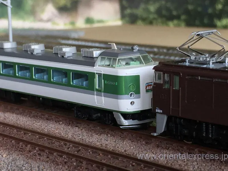 碓氷峠シリーズ！489系「あさま」が入線しました。TOMIX 98248 / 98249