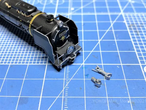 C62形25号機 宮原機関区 お召先導機を弄る。その1 磨きだし KATO京都