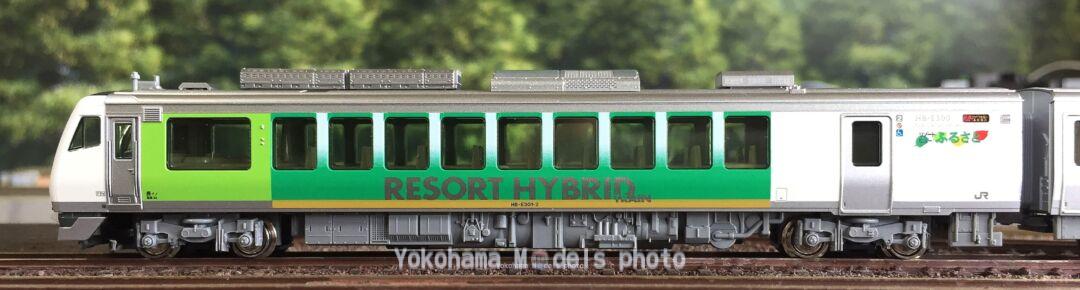 HB-E300系「リゾートビューふるさと」入線です。KATO 10-1368