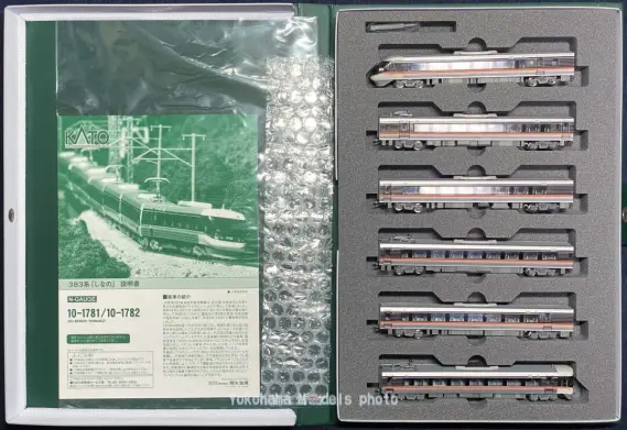 383系「しなの」が入線しました。 KATO 10-1781 / 10-1782 / 10-1783
