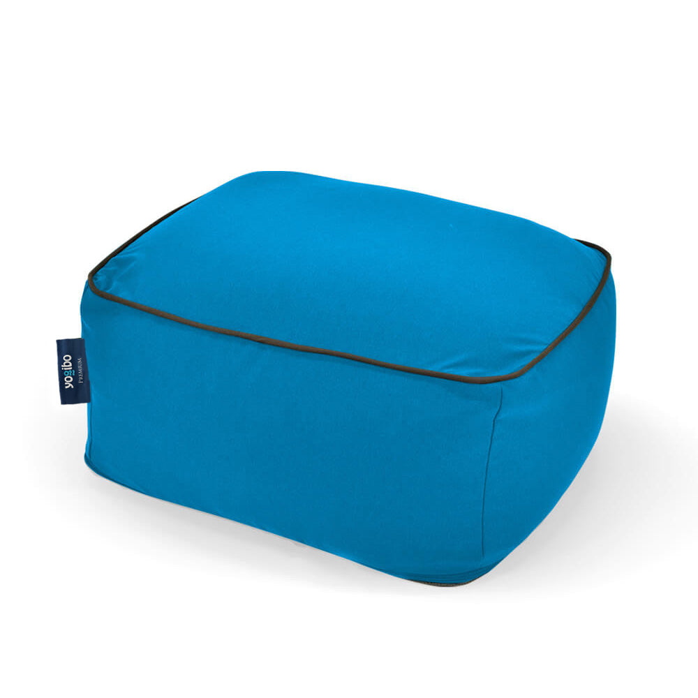 ヨギボー オットマン アクアブルー ☆新品変えカバー ネイビーブルー