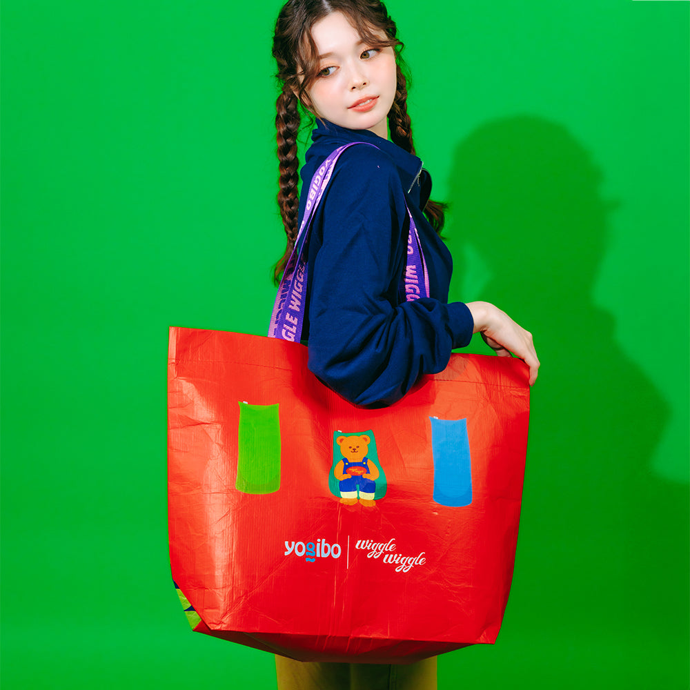 公式】Reusable shopper wiggle wiggle Designs M - Yogibo｜wiggle