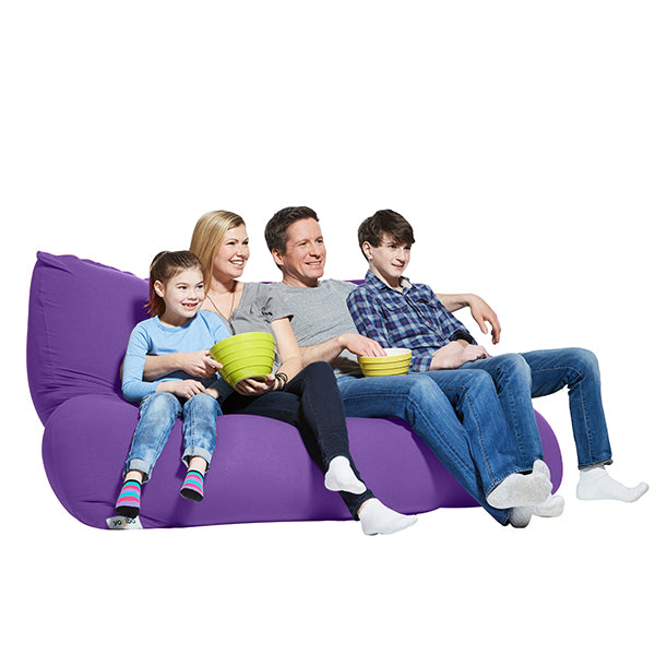 Yogibo max ヨギボーマックス ビーズ3kg補充済み ディープパープル