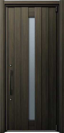 ナチュラルN41Nデザイン（高断熱タイプ） 枠：木調色｜片開きドア