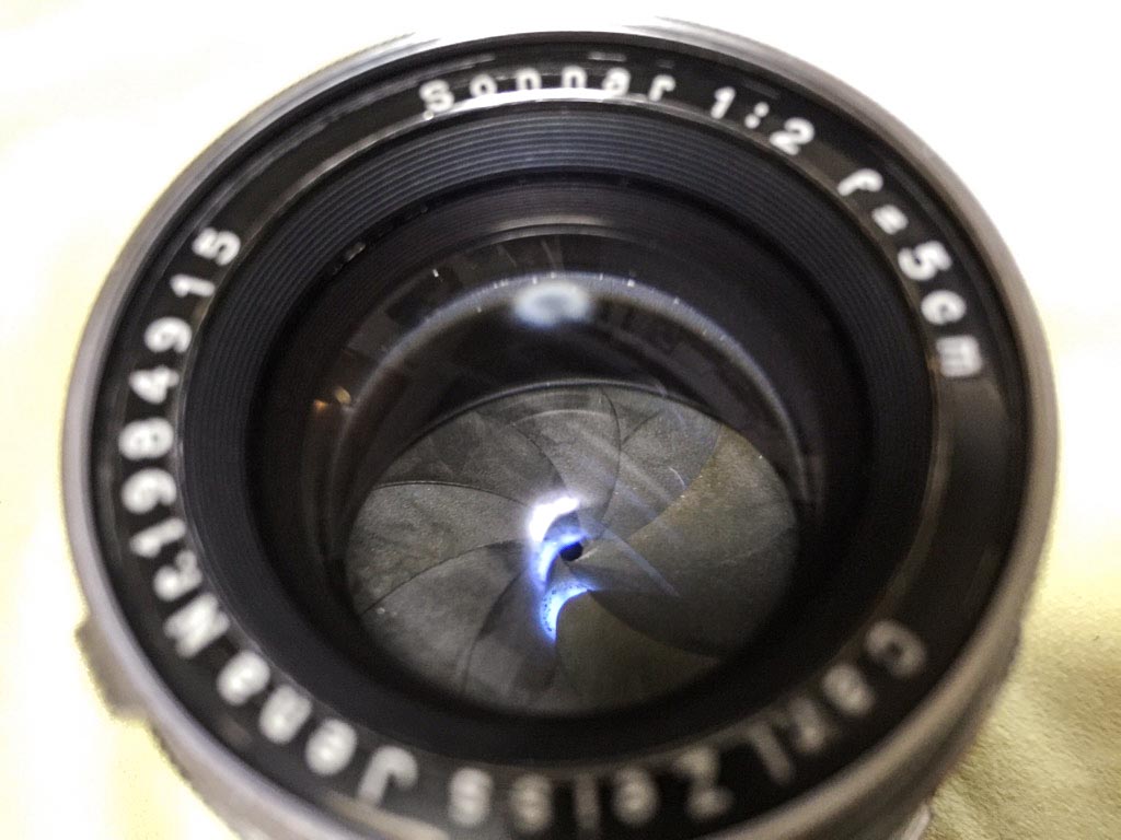 Carl Zeiss Jena Sonnar 50mm F2.0 戦前(後コーティング) Contax mount