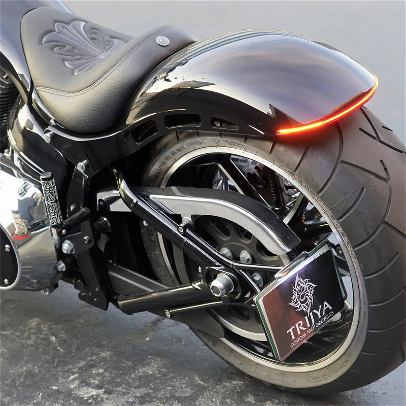 TRIJYA□トライジャ M8ナンバーサイドマウントステー ブラック 2018年