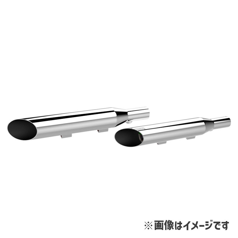 クロームワークス□3インチ スリップオンマフラー HP-PLUS スラッシュ