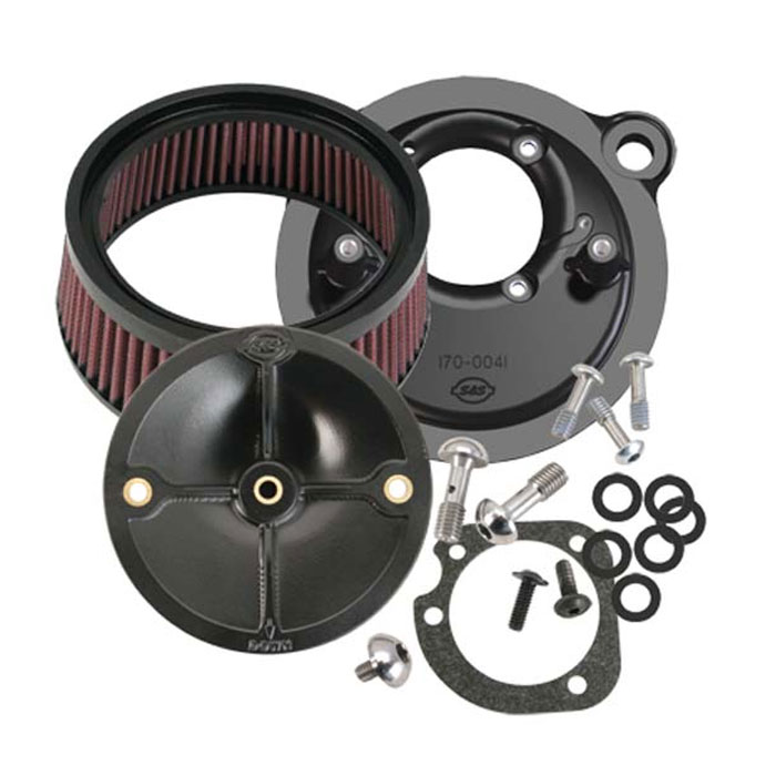 M8 ハーレー ブラックパレード S&S エアクリ ステルス ほぼ新品 S&S M8