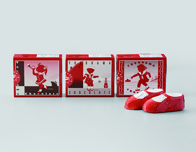 横浜チョコレート「赤い靴」 - ヨコハマ・グッズ001 横浜のおみやげ