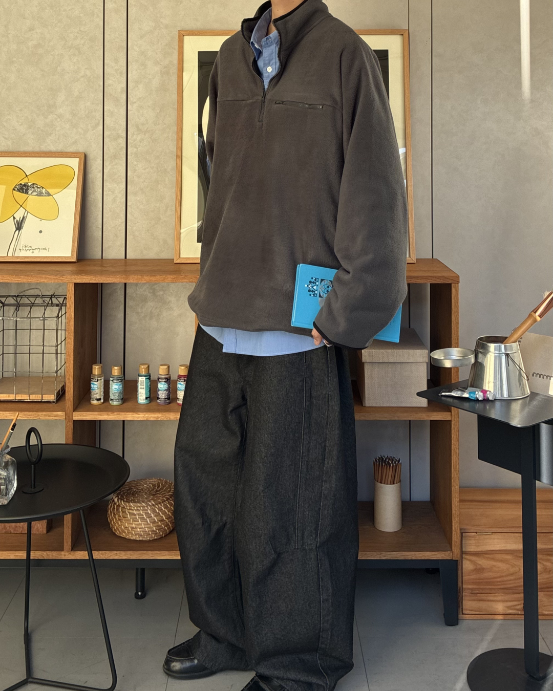 スタンドカラーフリースジャケット RR0121 – YOLO（ヨロ