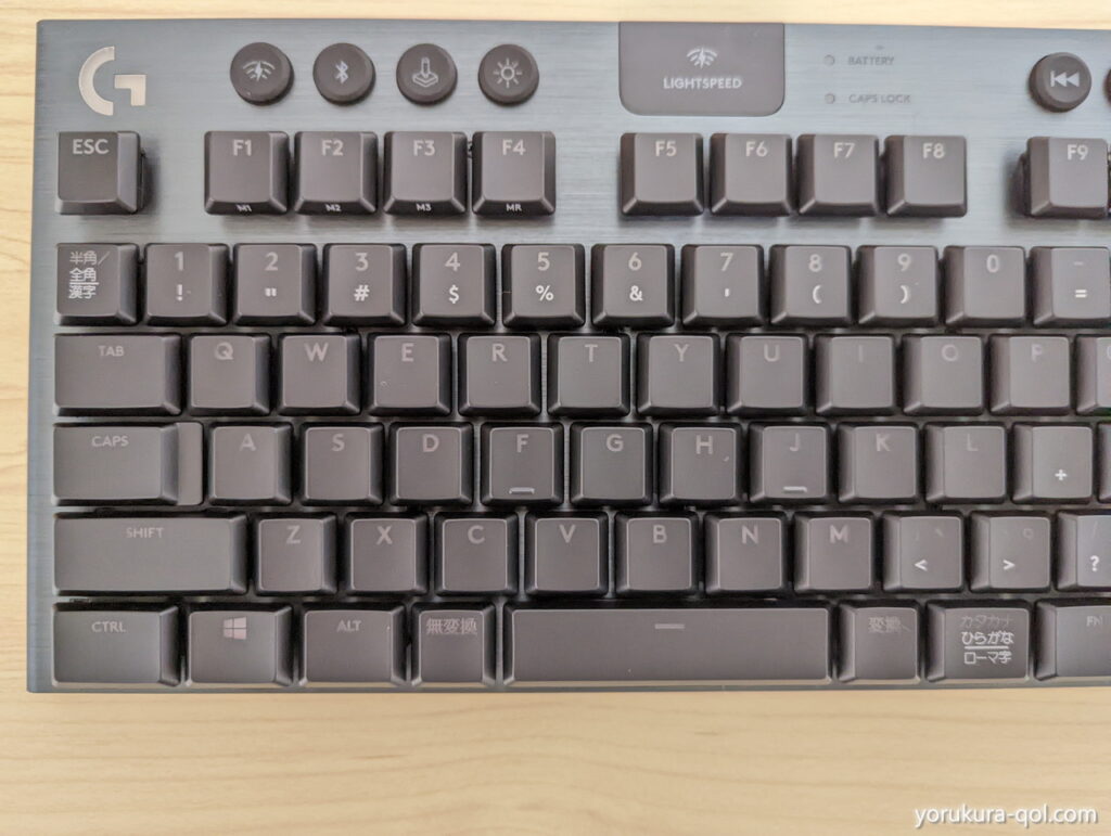 G913 TKL リニア（赤軸）の使ってみた感想【レビュー】 | ちょこっと