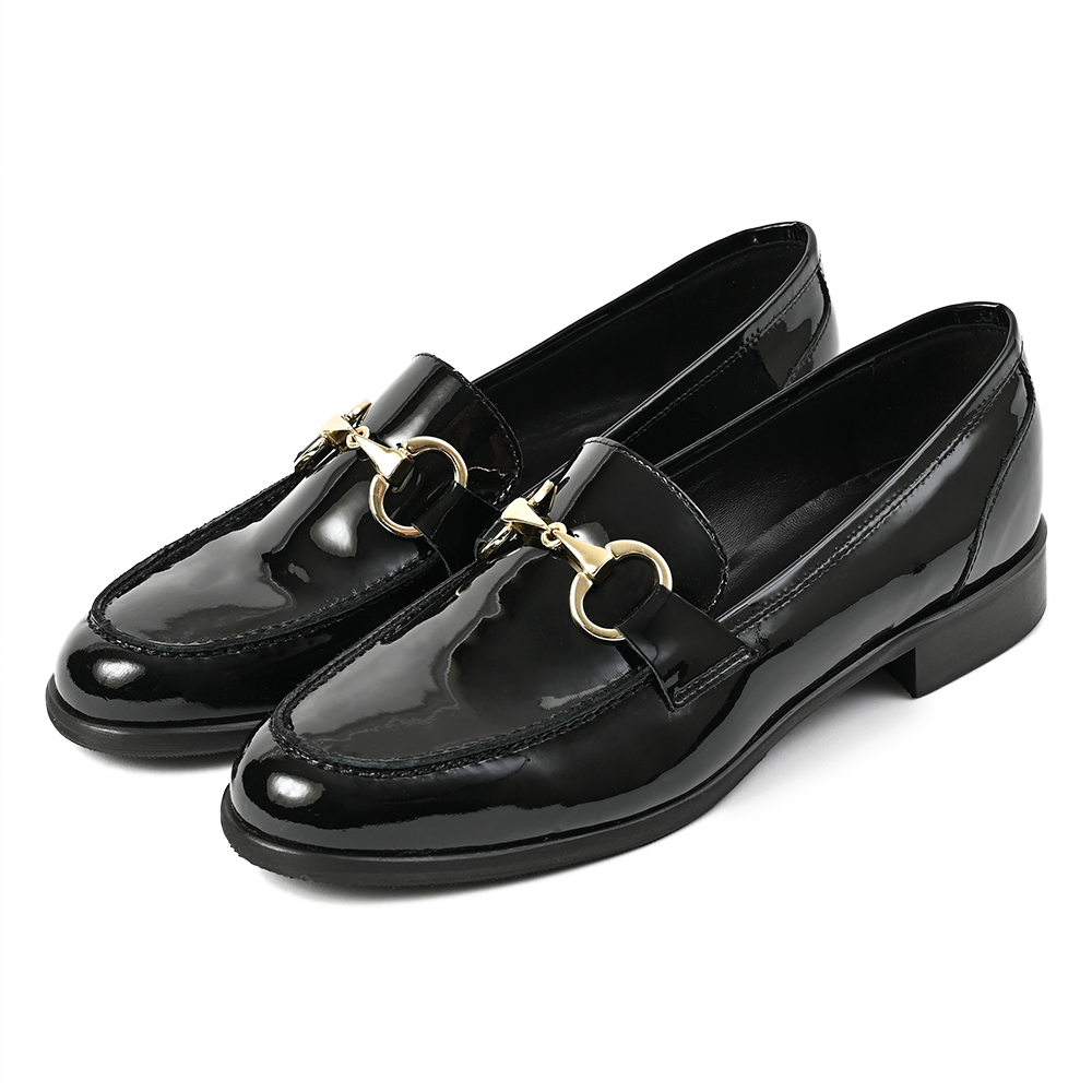 エナメルビットローファー ブラック Traditional Standard | よろずを