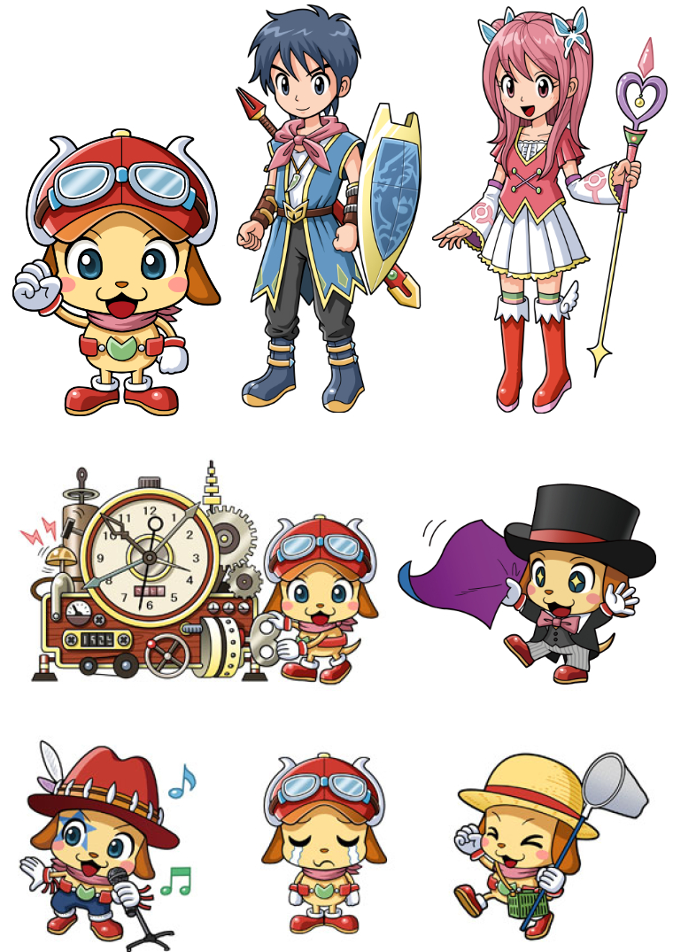 チャレンジ5年生キャラクター（ベネッセコーポレーション/進研ゼミ小学