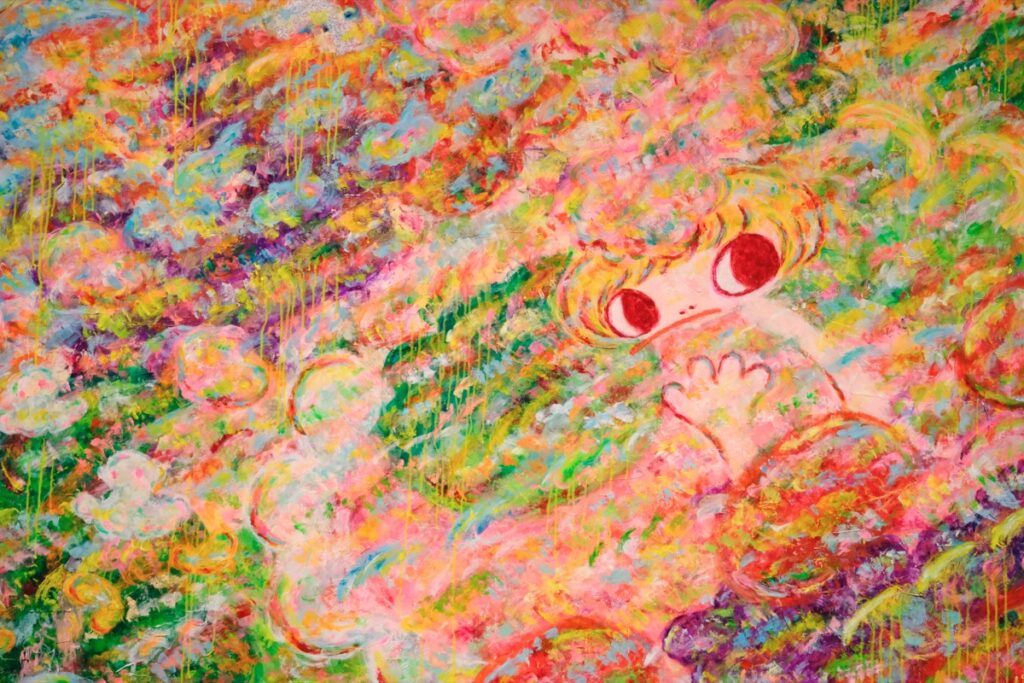 ロッカクアヤコ展｜手にのせて描く瑞々しい色彩のアート｜アート数奇