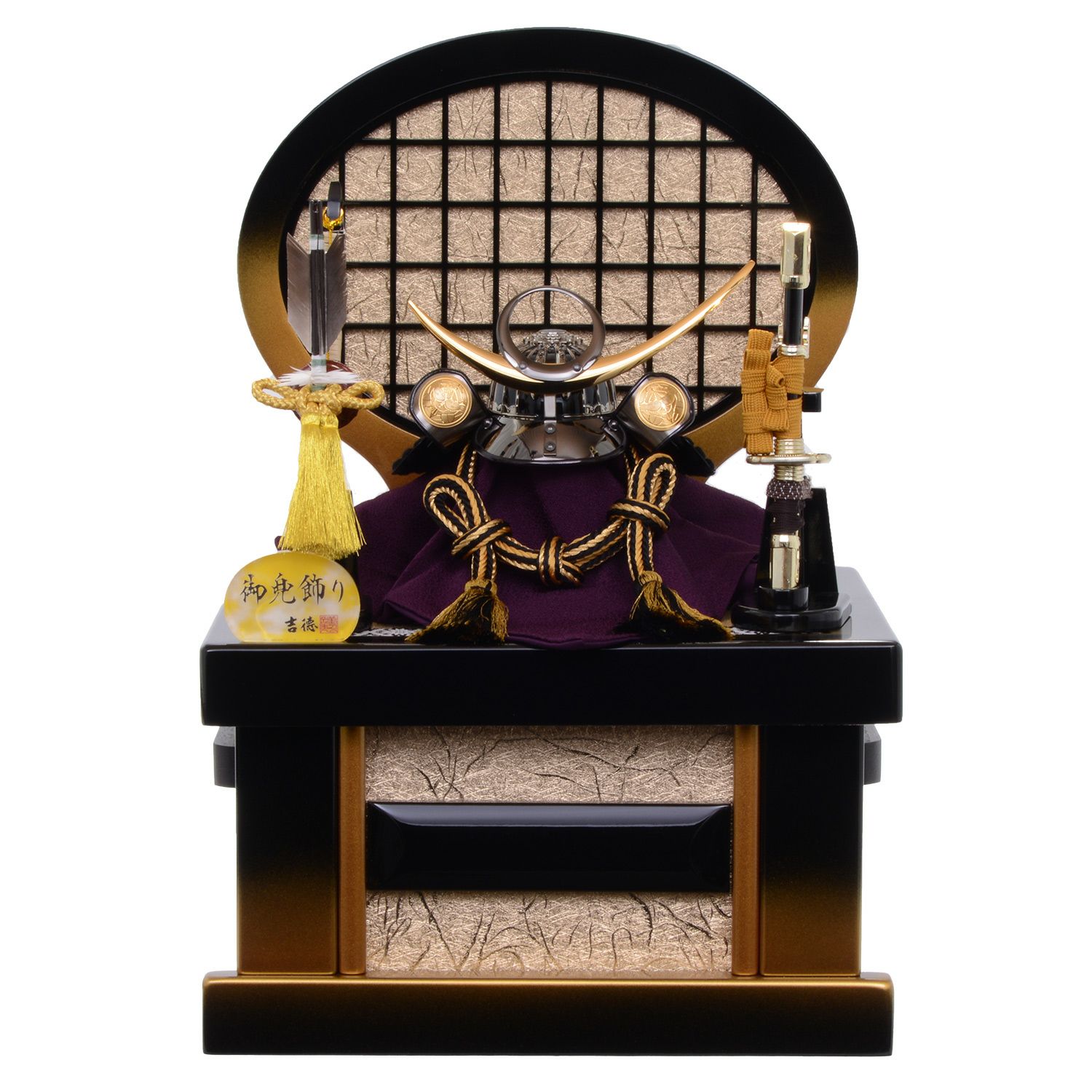 五月人形】黒絲縅 上杉謙信公 兜5号収納箱飾り | 雛人形（ひな人形