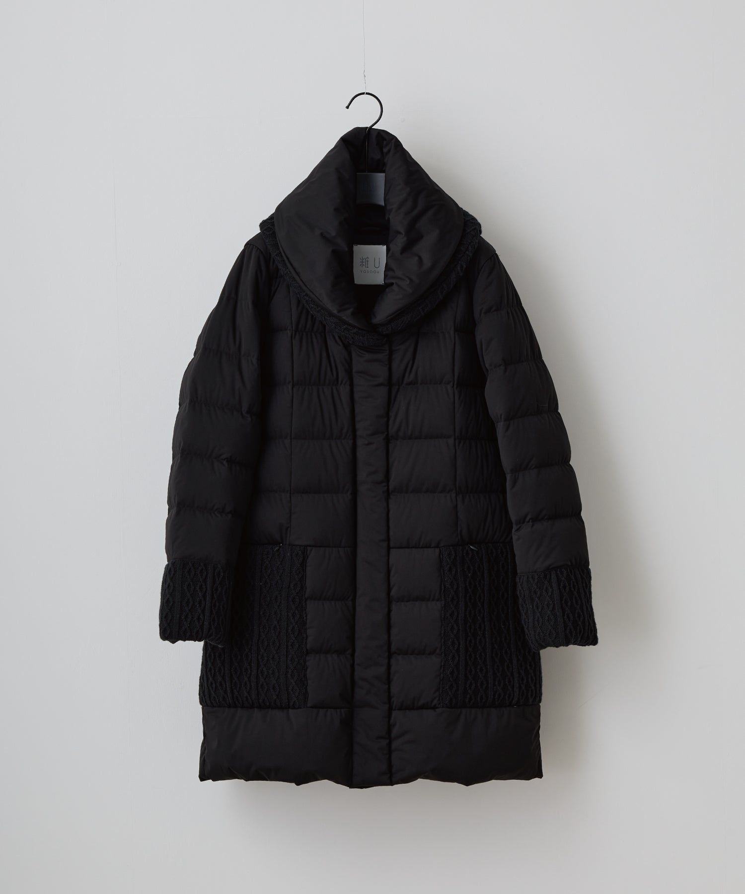 ツーピースカラーニットコート – 粧U -YOSOOU-