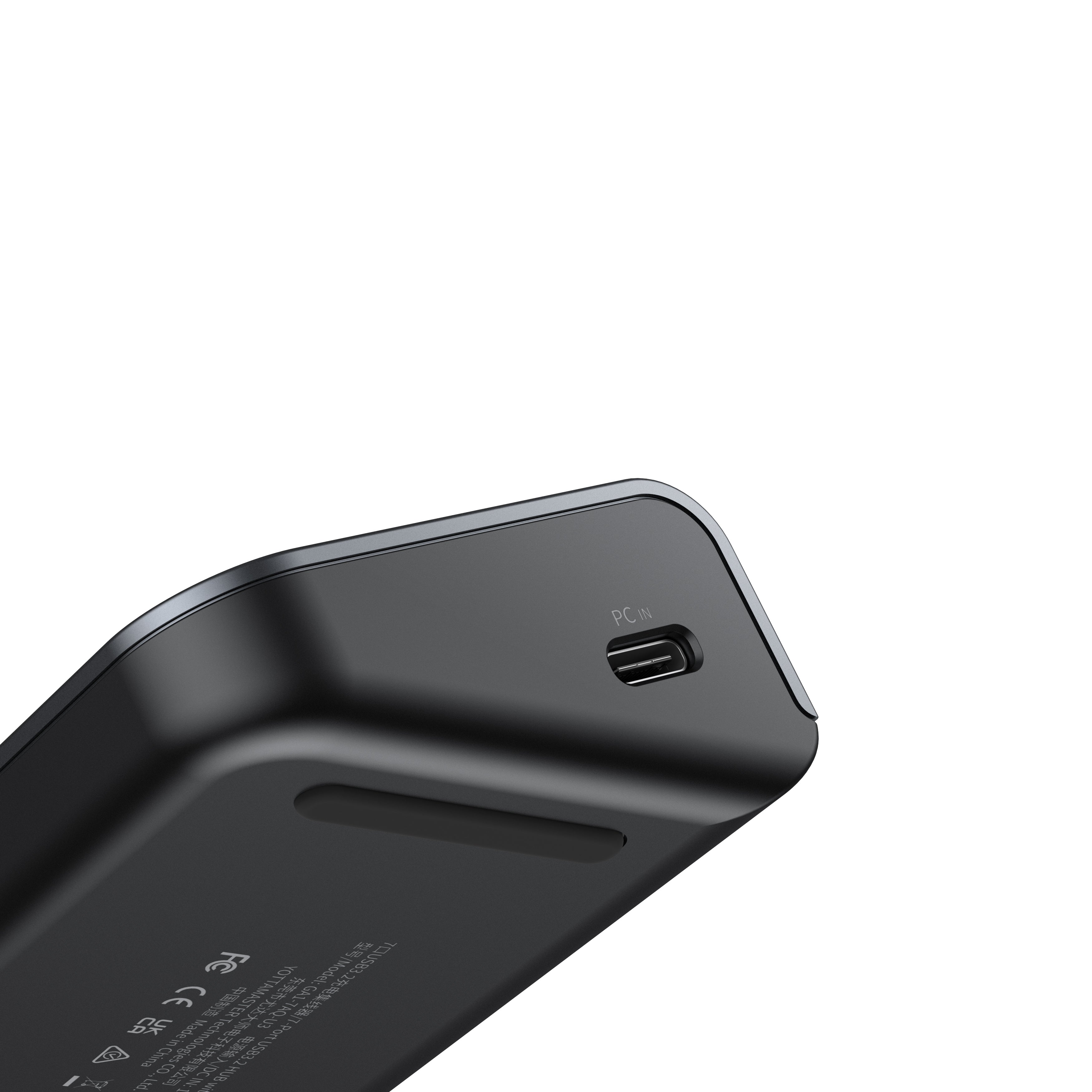 Yottamaster GA1 7-Port USB 3.0 Hub (Type A/C, 5/10Gbps, for Laptop/PC)