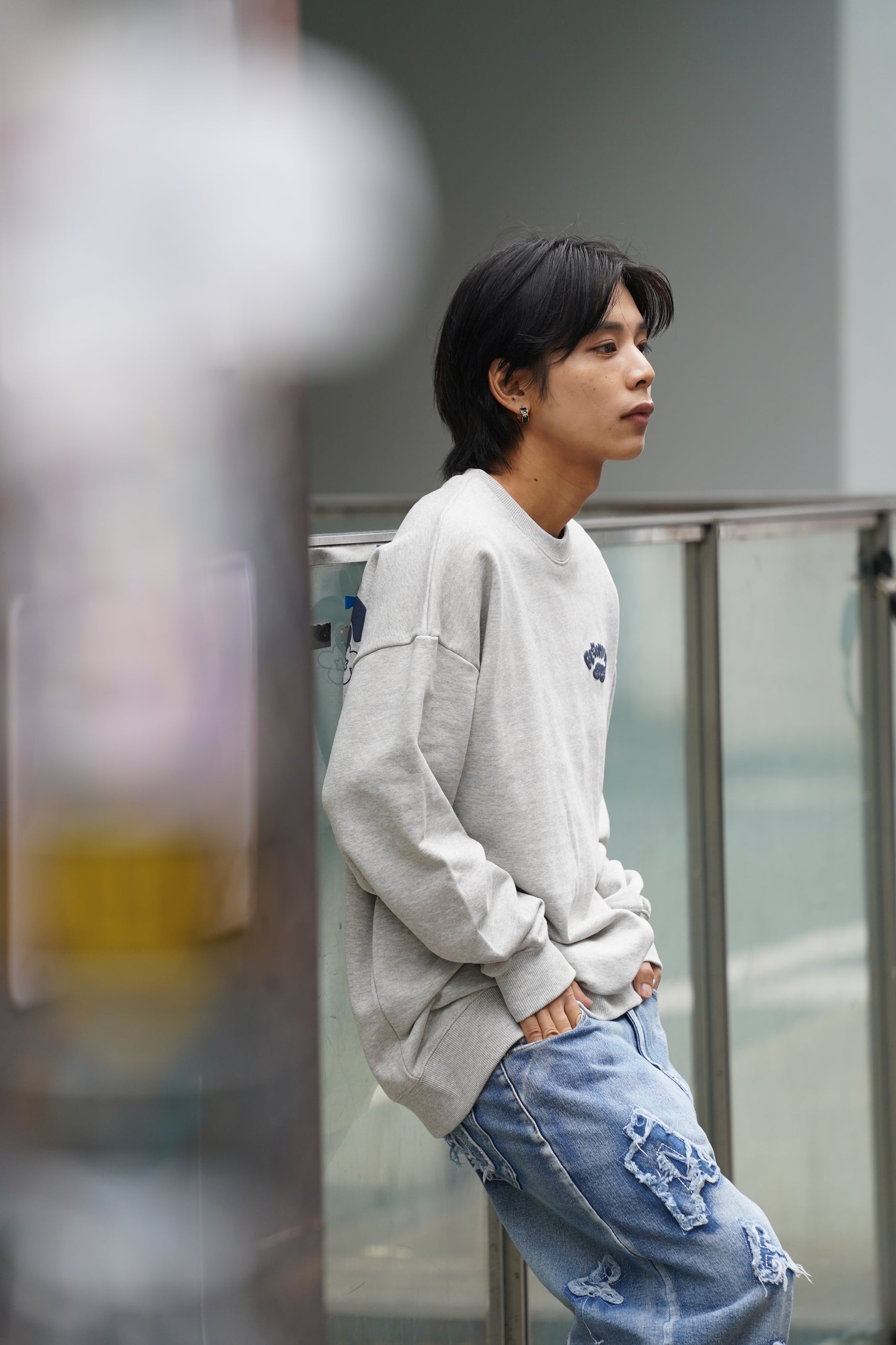 アビーロードイラストトレーナー