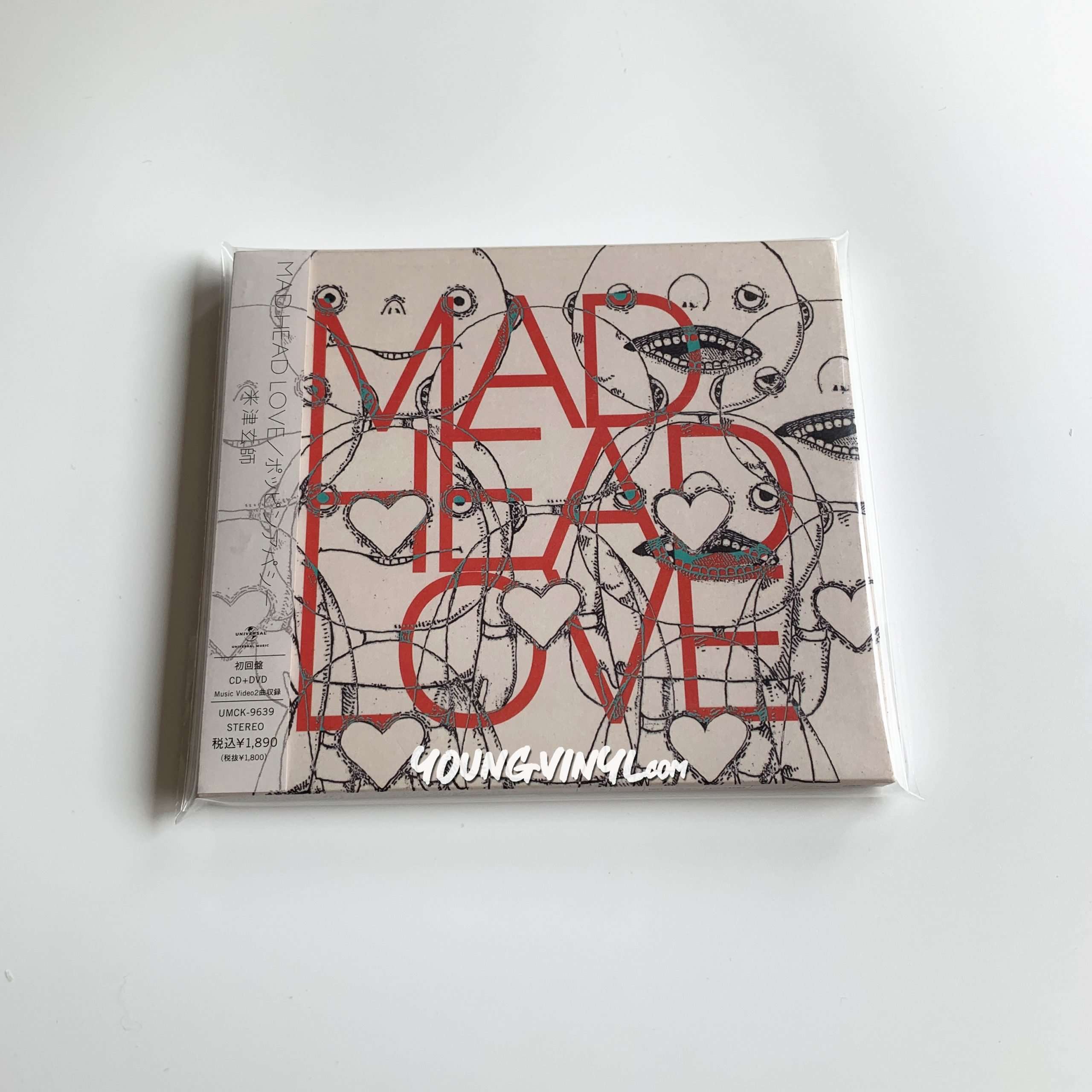 Kenshi Yonezu Mad Head Love CD+DVD Limited Edition 米津玄師