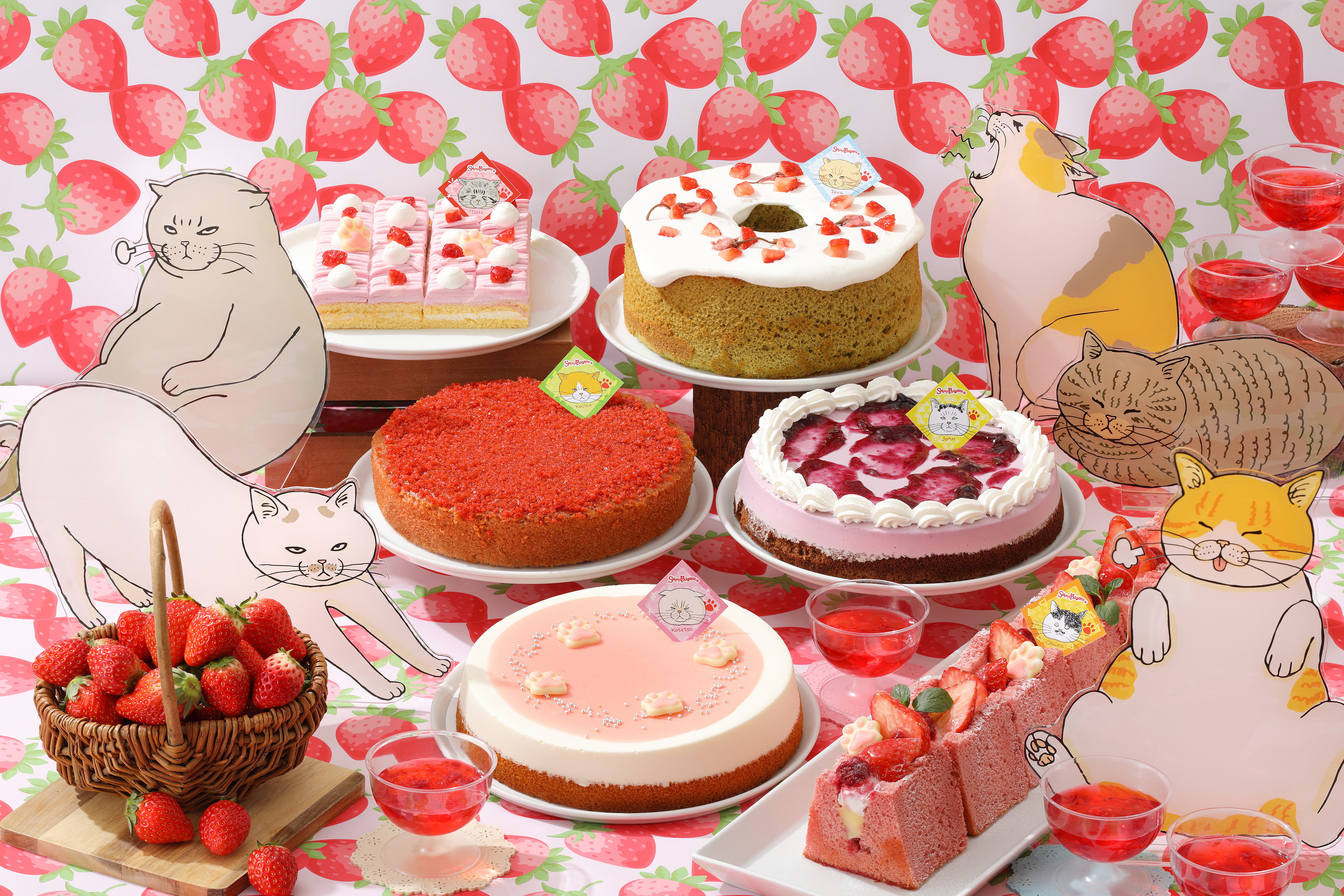 スイーツパラダイスにぶさかわ猫ちゃんが大集結！「スイーツパラにゃん