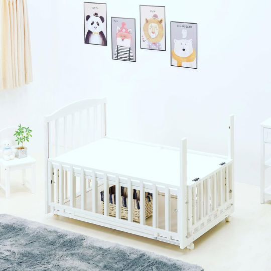 スリーオープンベッド b-sideDX | 国産ベビーベッド製造メーカー ヤマサキ