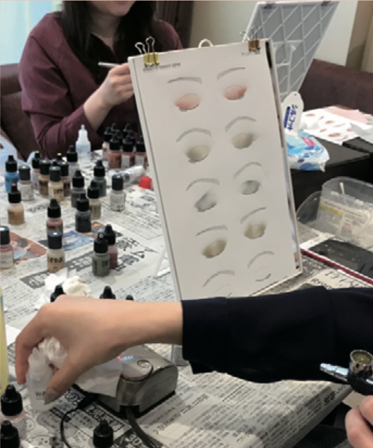 DINAIRエアブラシメイク講習 – Yumesakura