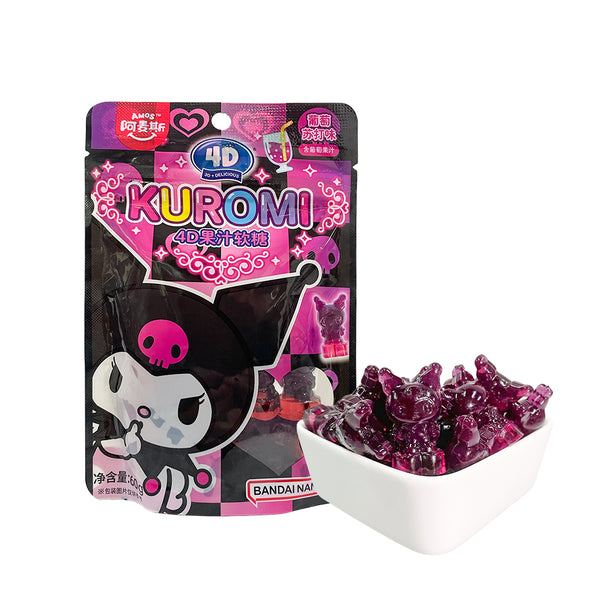 Amos Kuromi Grape Gummy Candy 60g – Yumsbox