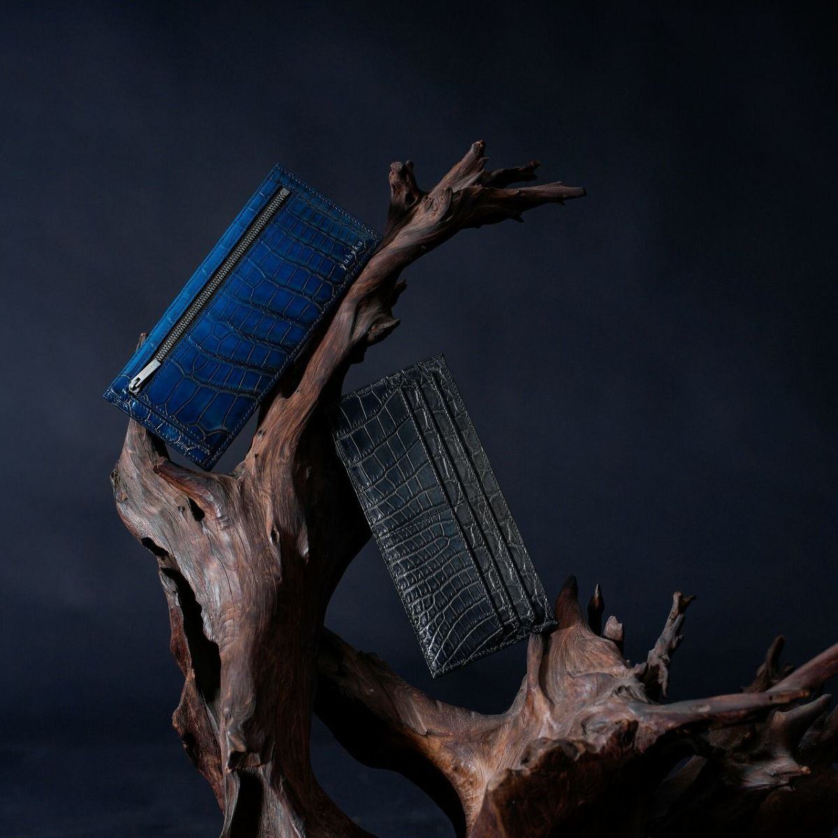 YFA121 クロコダイル薄型束入れ ｜美しい色彩の革財布、革製品通販