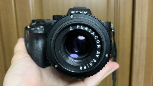 バブルボケPentacon（ペンタコン）AV 80mm/F2.8をメルカリで購入しま