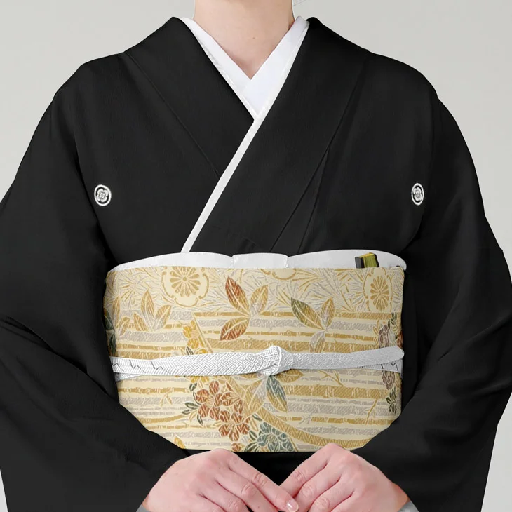 b2301003】【レンタル】黒留袖 フルセット Lサイズ 正絹【5泊6日