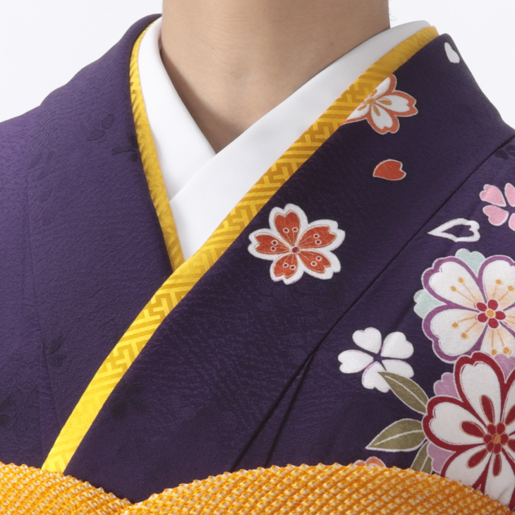 f0522056】【紫系】振袖 販売 フルセット Mサイズ 【中古】【状態:S