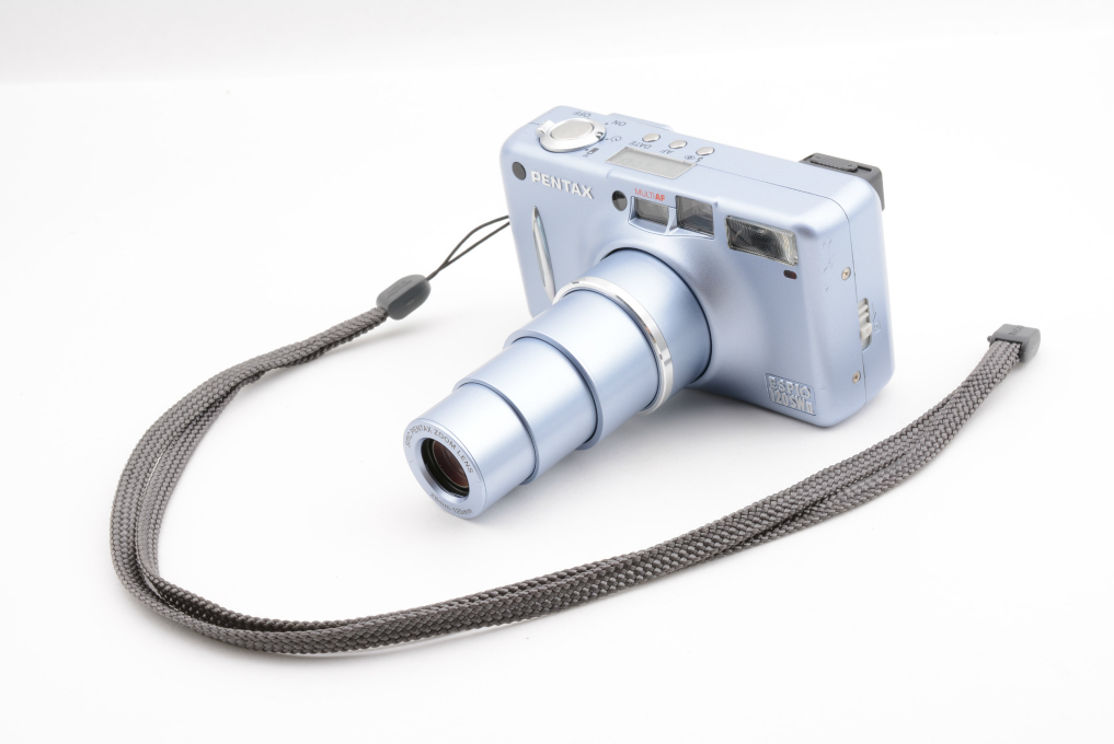 Mint+] Pentax ESPIO 120SW II Blue Point & Shoot 35mm Film Camera